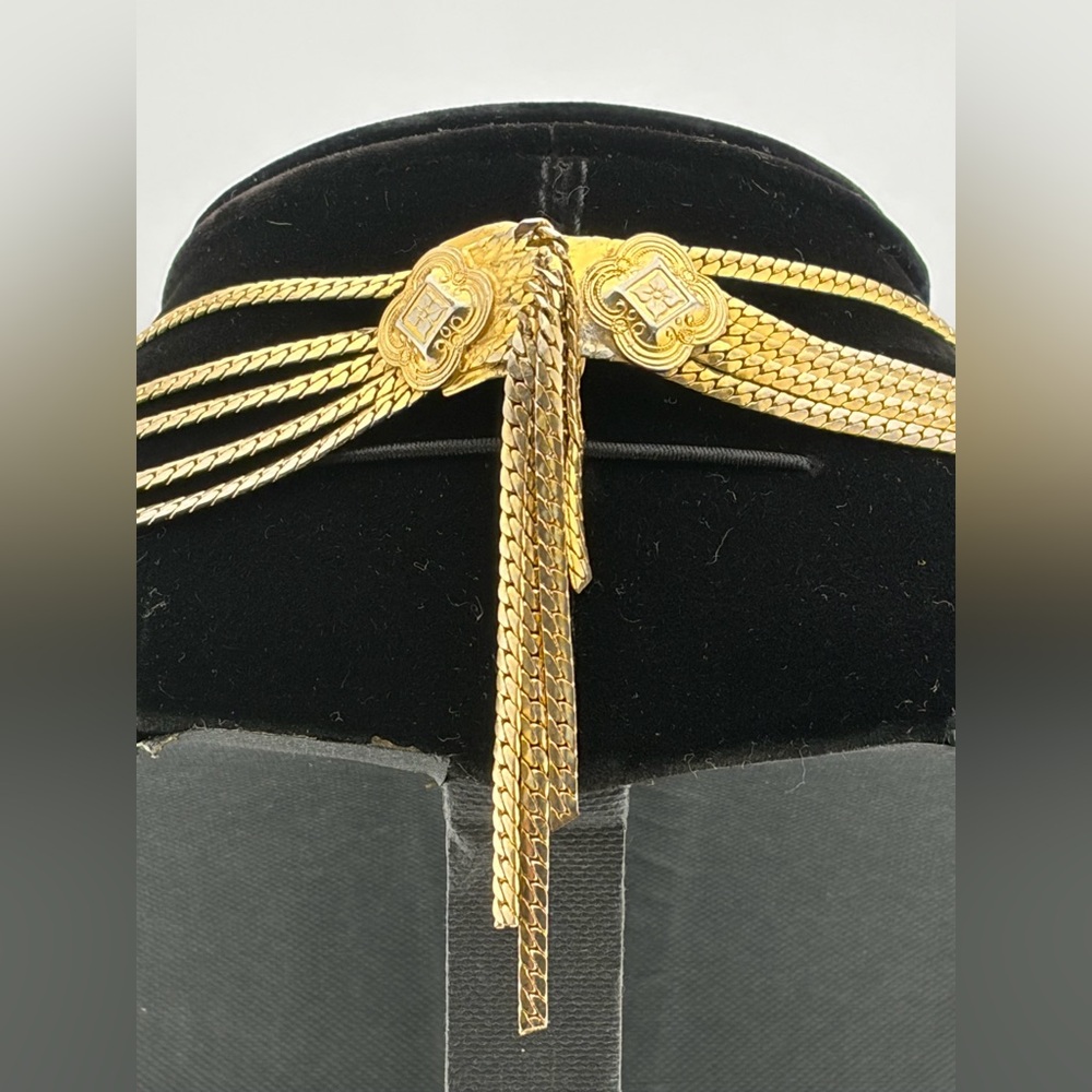 CHRISTIAN DIOR VINTAGE 1970’s GOLD-PLATED
SWAG NECKLACE BELT - Picture 4 of 9